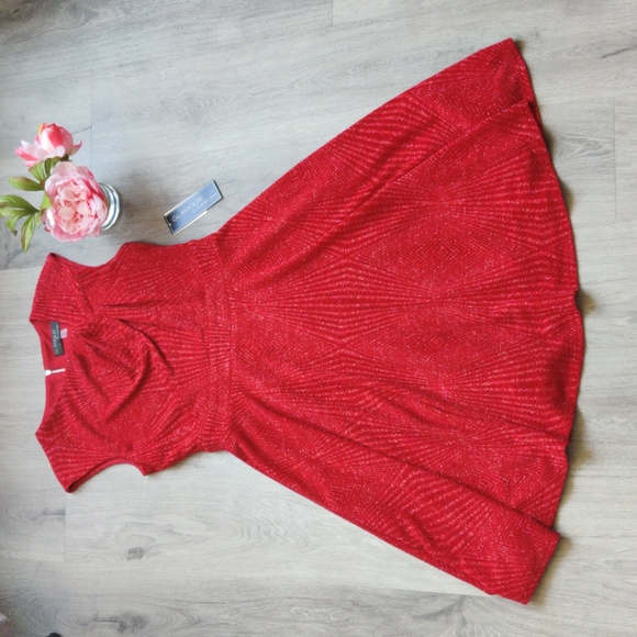Glamour Dresses & Skirts - NWT Red Fit and Flare Cocktail Dress